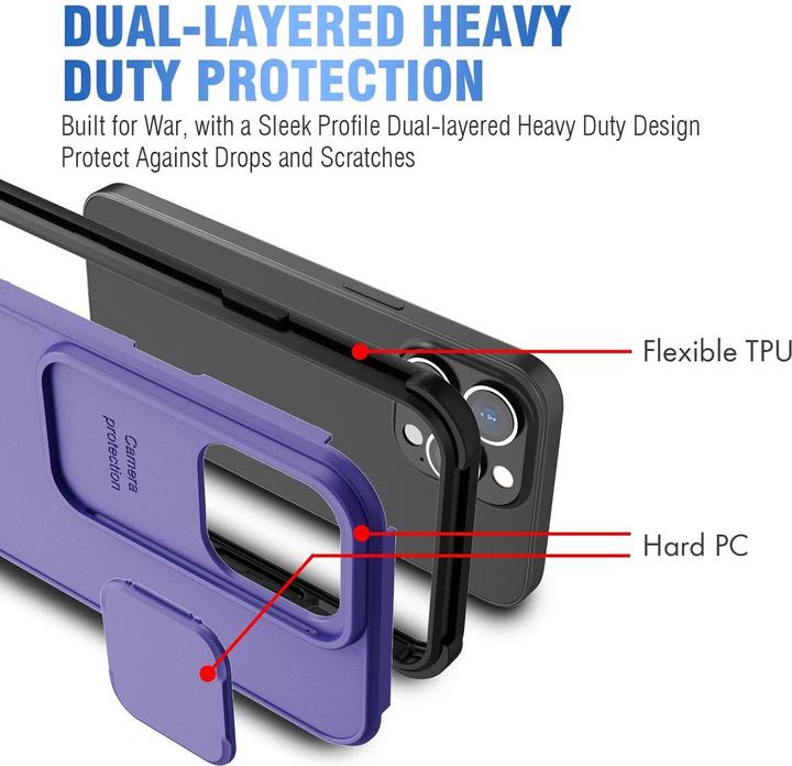 Produktbild König Design Hülle Handy Schutz für Apple iPhone 13 Pro Max Case Cover Tasche Etuis Violett (Apple iPhone 13 Pro Max)