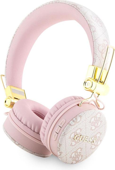 Guess Wireless Leather Headphone with Metal Logo (ANC, 0.00 h, Wireless)