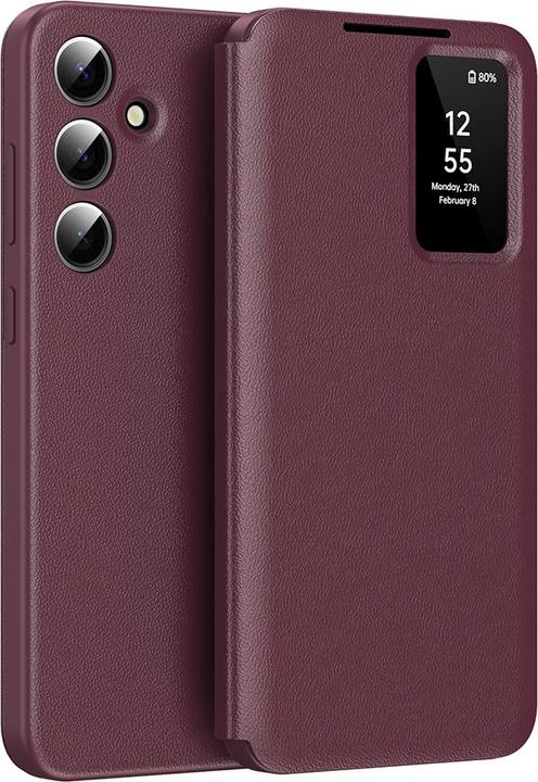 Actual product image Techsuit - SmartView Series - Samsung Galaxy S25 FE - Red (Samsung Galaxy S25 FE)