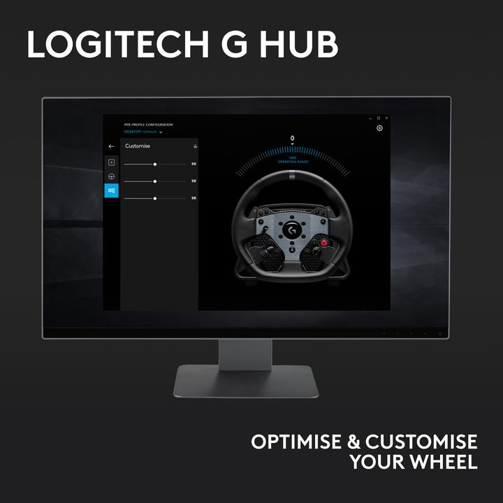 Actual product image Logitech G PRO Wheel - BLACK - PLUGE - EMEA (PS5, PC, PS4)