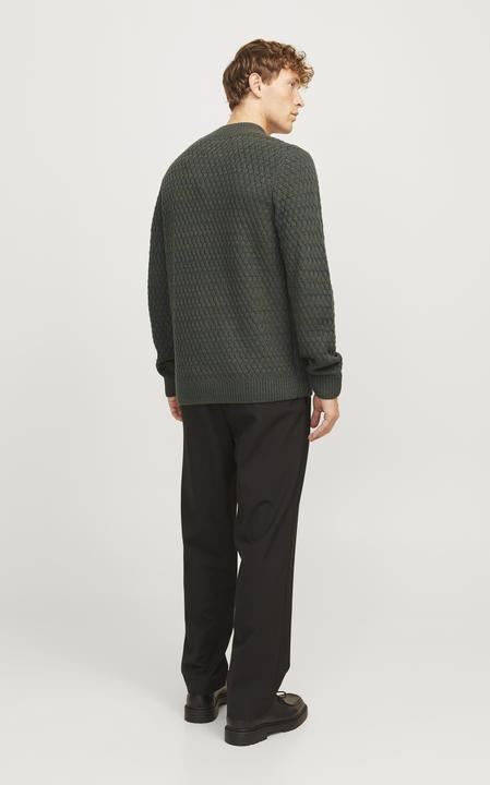Produktbild Jack & Jones Einfarbig Strickpullover mit Rundhals Strickpullover mit Rundhals (XS)