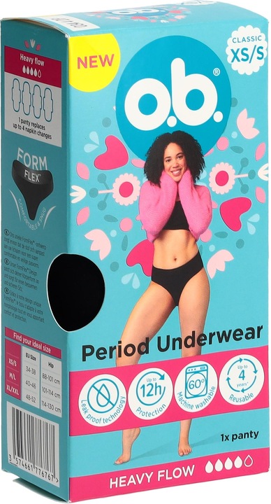 Produktbild o.b. Periodenslip (XS, S)