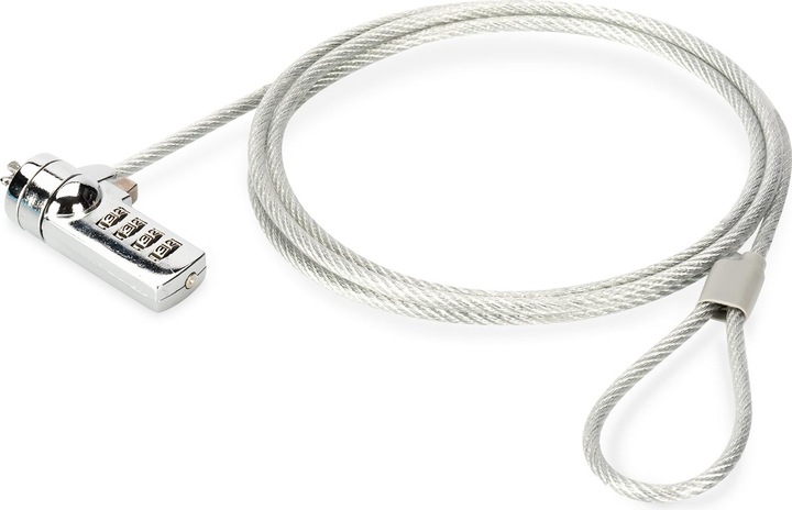 Immagine prodotto ednet Serratura per notebook con combinazione numerica. Lunghezza del cavo 1,5 m