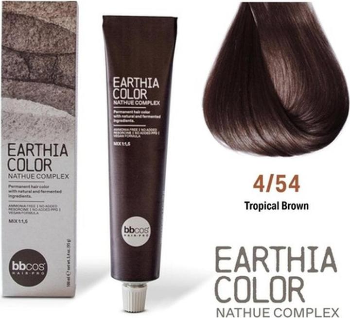 Produktbild BB Cos Bbcos Earthia Color Nathue Complex 454 Tropical Brown 100ml (454 Brun Tropical)