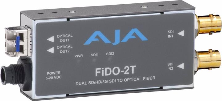 Image du produit AJA FiDO-2T Dual Channel SDI to Fiber - Extender vidéo (Rallonge)
