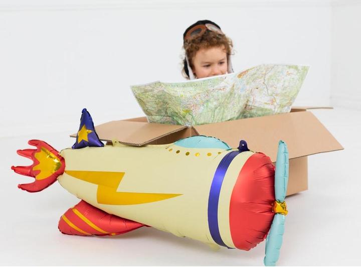 Produktbild Partydeco Ballon - Flugzeug (1 x)