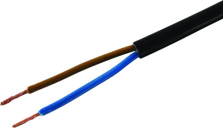Steffen Installationskabel TD 2 x 0.75 mm2 Schwarz, Länge (20 m)