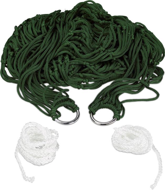 Actual product image Relaxdays 2x net hammock (120 kg)