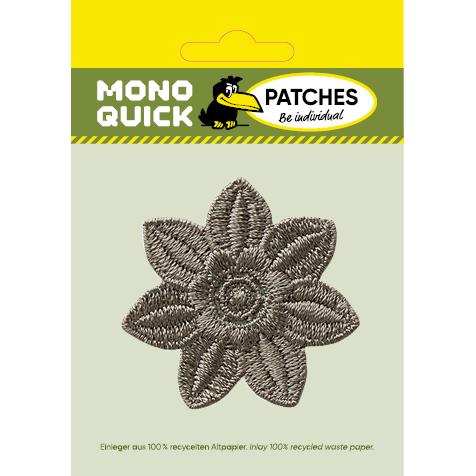 Thumbnail - Mono Quick Blume, Applikationen, Grau