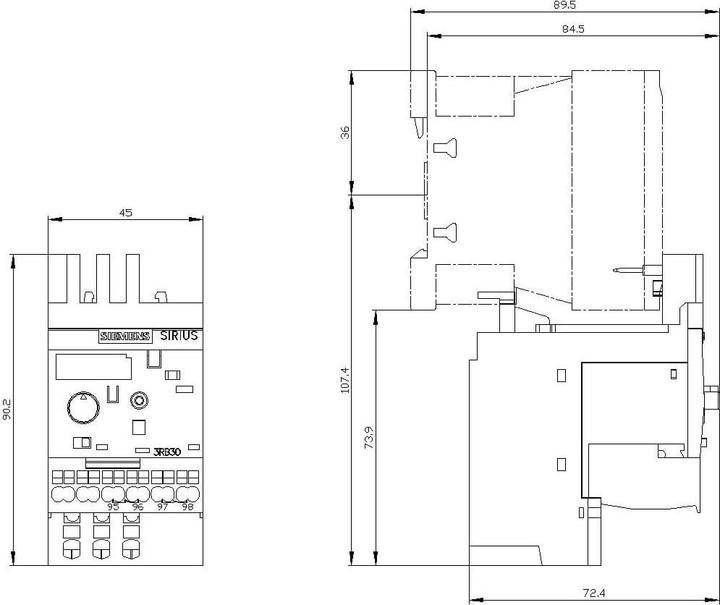 Produktbild Siemens Überlastrelais 1-4A