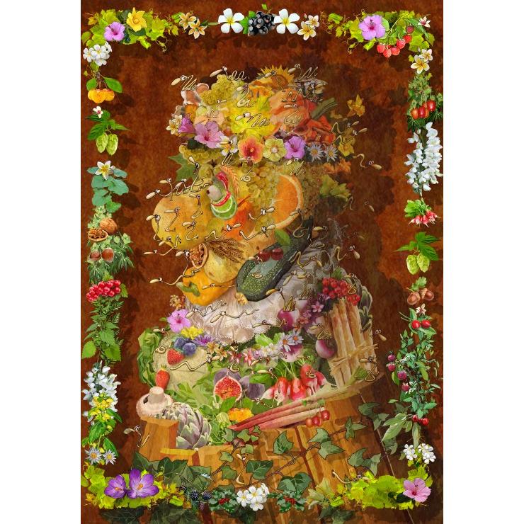 Thumbnail - Bluebird Puzzle 1000 pieces Arcimboldo by Ruyer (1000 Teile)