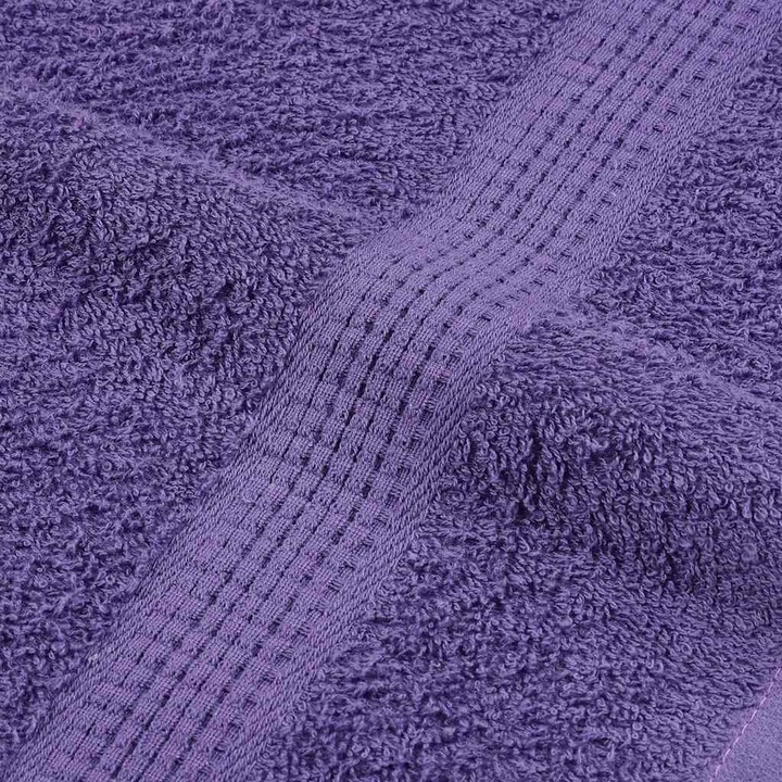 Productafbeelding VidaXL Handdoeken 4 st. Paars 100x200 cm 360 g/m² 100% katoenen strandlaken