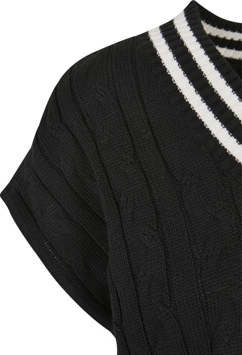 Produktbild Urban Classics Ladies Cropped Knit College Slipover - 19409 (S, XL)