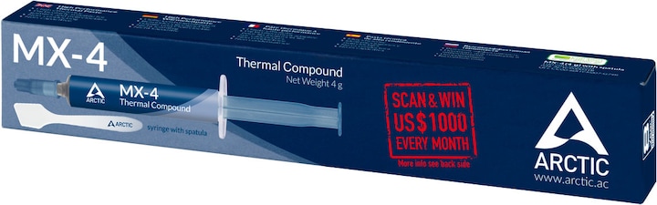 Image du produit Arctic Composé thermique MX-4 4 gr.avec spatule (8.50 W/m K, 4 g)