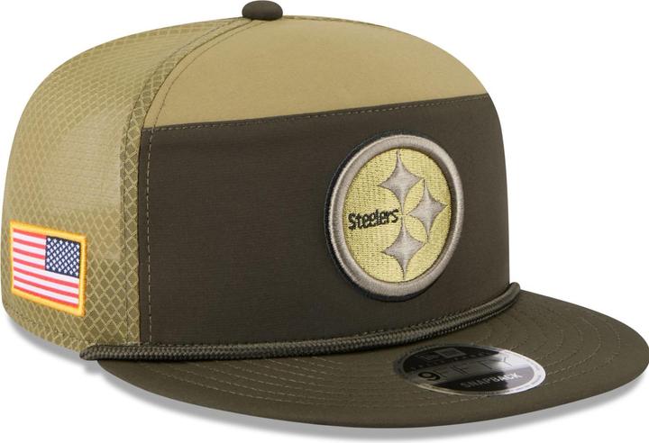 Produktbild New Era 9Fifty Split Panel Cap - Salute Pittsburgh Steelers (One Size)