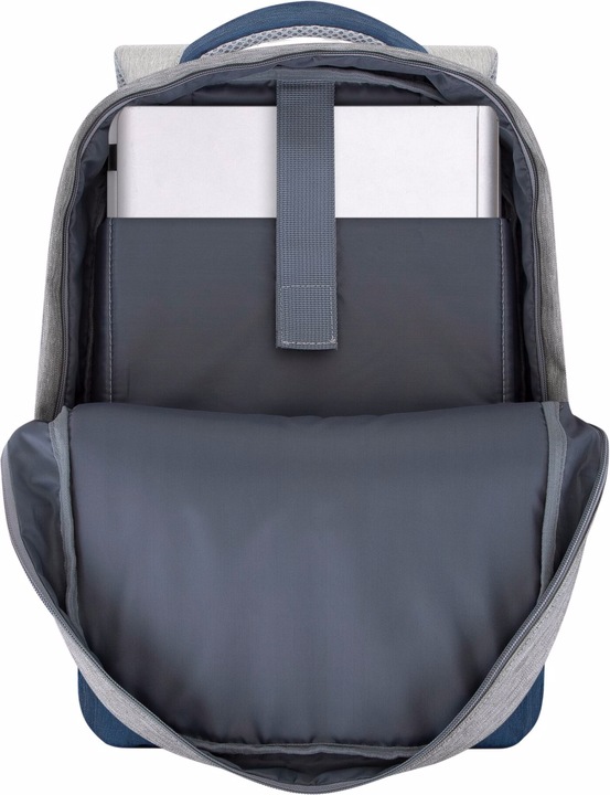 Produktbild Rivacase 7562 grey/dark blue anti-theft Laptop backpack 15.6 (15.60", Universal)