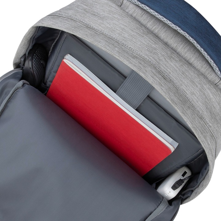 Produktbild Rivacase 7562 grey/dark blue anti-theft Laptop backpack 15.6 (15.60", Universal)