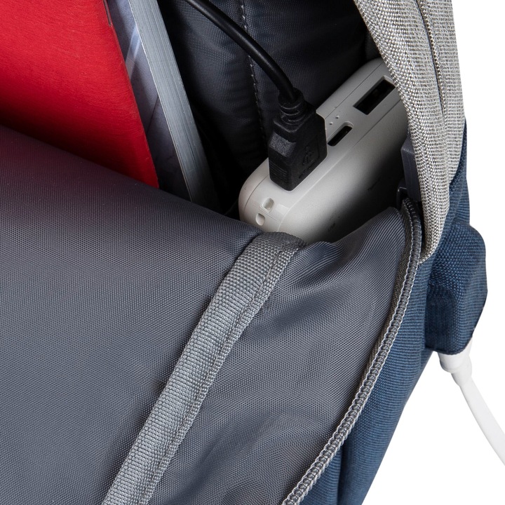 Produktbild Rivacase 7562 grey/dark blue anti-theft Laptop backpack 15.6 (15.60", Universal)