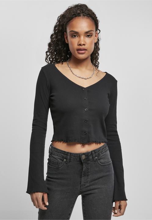 Produktbild Urban Classics Ladies Cropped Rib Cardigan - 14113 (S)