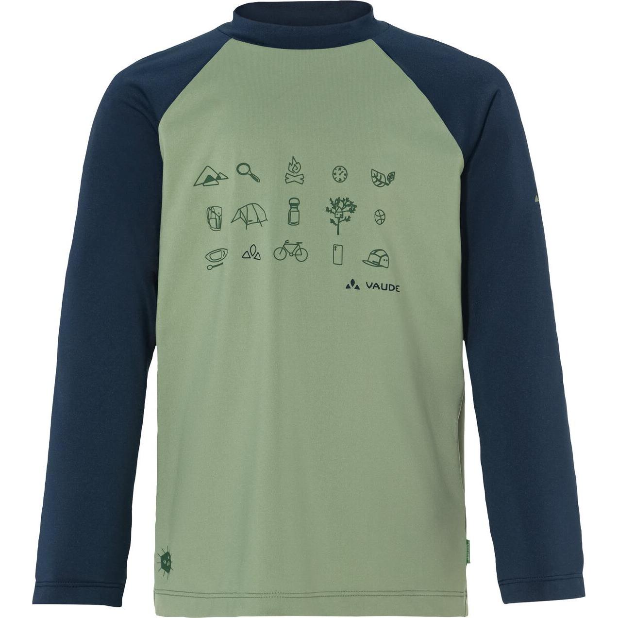 Vaude, Unisex, Funktionsshirt, Kid's Solaro L/S T-Shirt III (146), Grün, 146