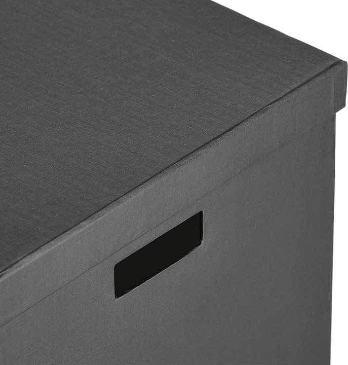 Actual product image Zeller Present Storage box 25x35x20 sw (25 x 25 x 20 cm)
