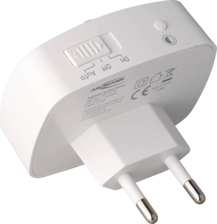 Actual product image Ansmann Sensor-Nachtlicht NL30 AC – Steckdosen-Nachtlicht mit Bewegungsmelder und Dämmerungssensor