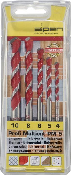 Actual product image Alpen Twist drill set Multicut (4 mm, 5 mm, 6 mm, 7 mm, 8 mm, 9 mm, 10 mm)