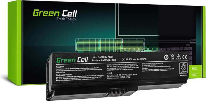 Immagine prodotto GreenCell Batteria per Toshiba Satellite A660 A665 L650 L650D L655 L670 L670D PA3634U-1BRS (6 cubicoli, 4400 mAh)
