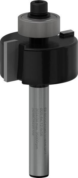 Bosch Professional Zubehör Falzfräser, 6 mm, D1 25,4 mm, L 12,4 mm, G 54 mm