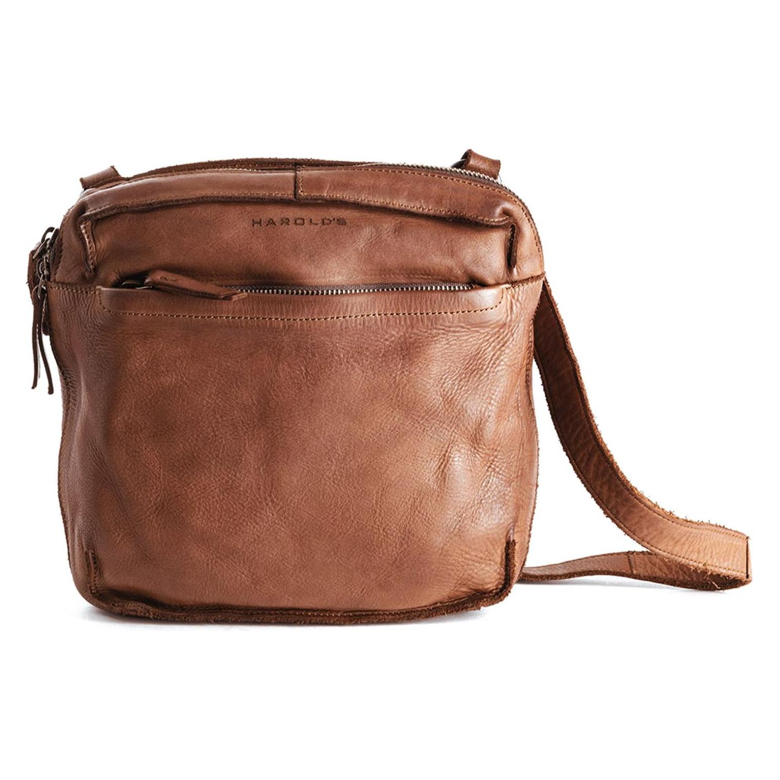 Harolds, Damen, Handtasche, Submarine Umhängetasche Leder 22 Cm, Braun