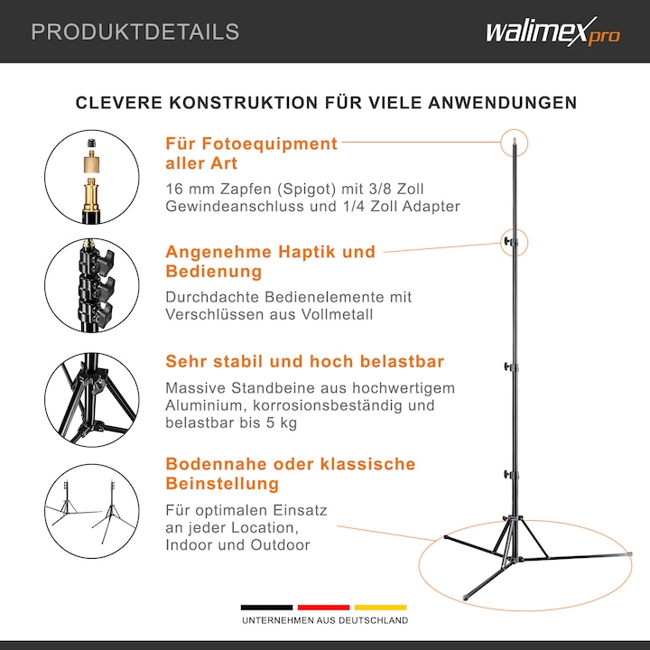Produktbild Walimex Gn-806 (215 cm, 5 kg)