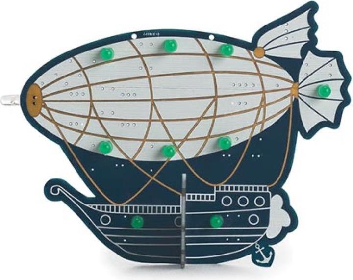 Actual product image Whadda Zeppelin In Retro Design - Learning Kit For Soldering (Electronics kit)