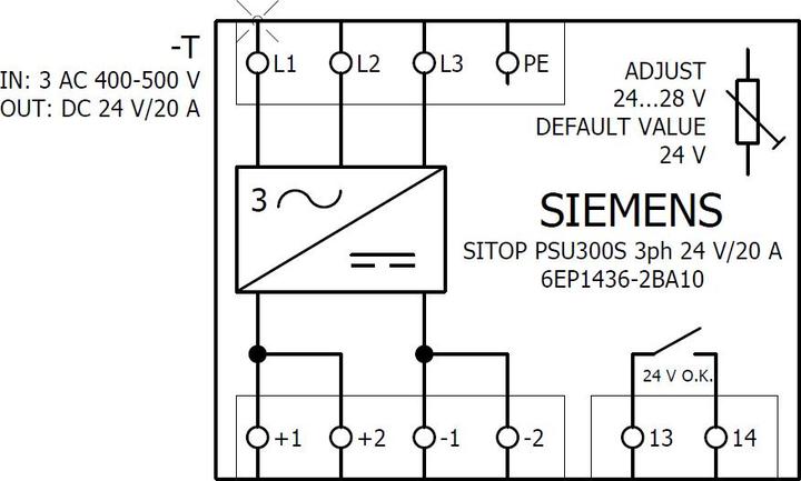 Produktbild Siemens HutschienenNetzteil (DINRail)