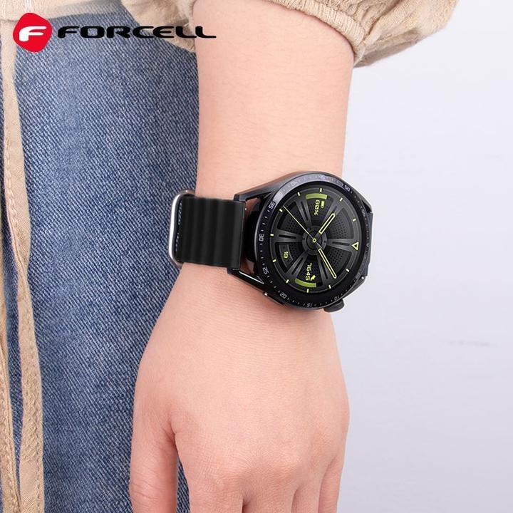 Produktbild Forcell Strap F-DESIGN FS01 strap for SAMSUNG Watch 22 mm black (Silikon)