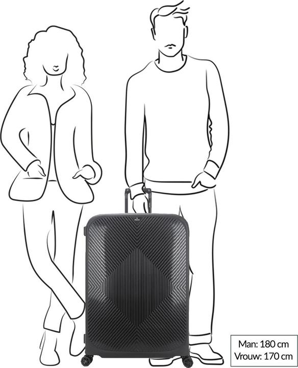 Image du produit Decent Axiss-Fix Large Spinner 78 Noir (110 l)