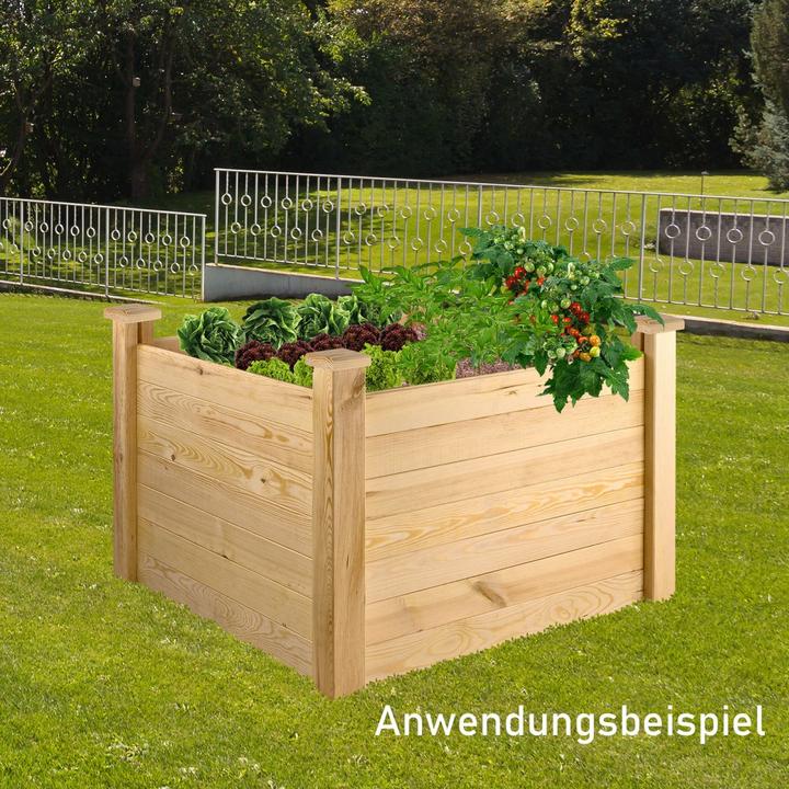 Immagine prodotto Dema Holz Hochbeet Pflanzbeet Blumenbeet Pflanzenbeet Gartenbeet Kiefer 104x104x77 cm