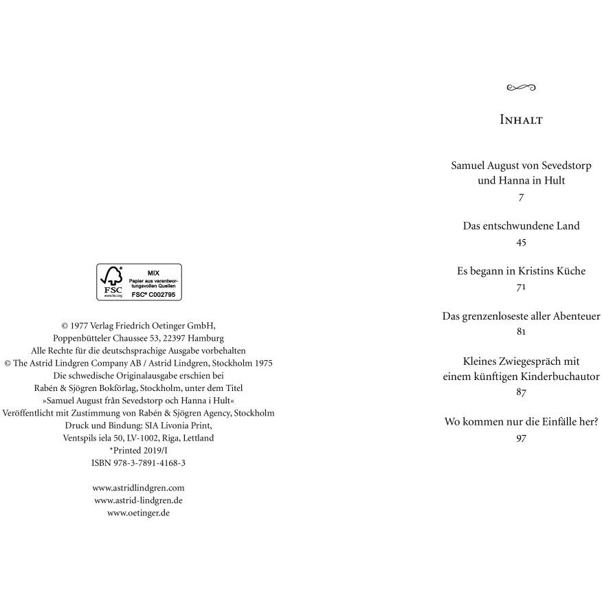 Thumbnail - Das entschwundene Land, Kinderbücher von Astrid Lindgren, Anna-Liese Kornitzky