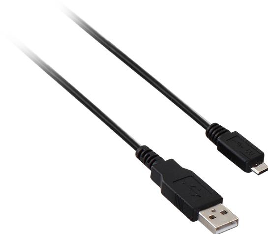 Actual product image V7 USB Cable 1m A To Micro-B (1 m, USB 2.0)