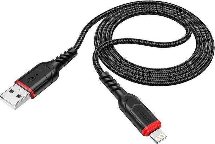 Actual product image Hoco USB-A to Lightning X59 Victory, 18W, 2A, 1m, black (1 m, USB 3.2 Gen 1, 18 W)