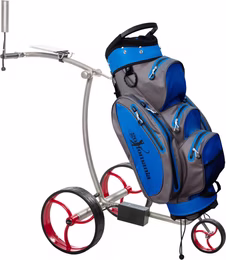 Blau, Grau, Hot-Red, Silber