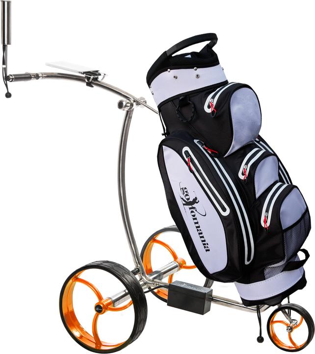 Orange, Weiss, Schwarz, Chrome