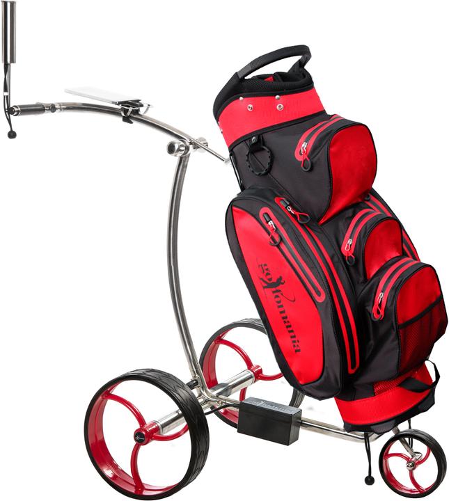 Chrome, Hot-Red, Rot, Schwarz