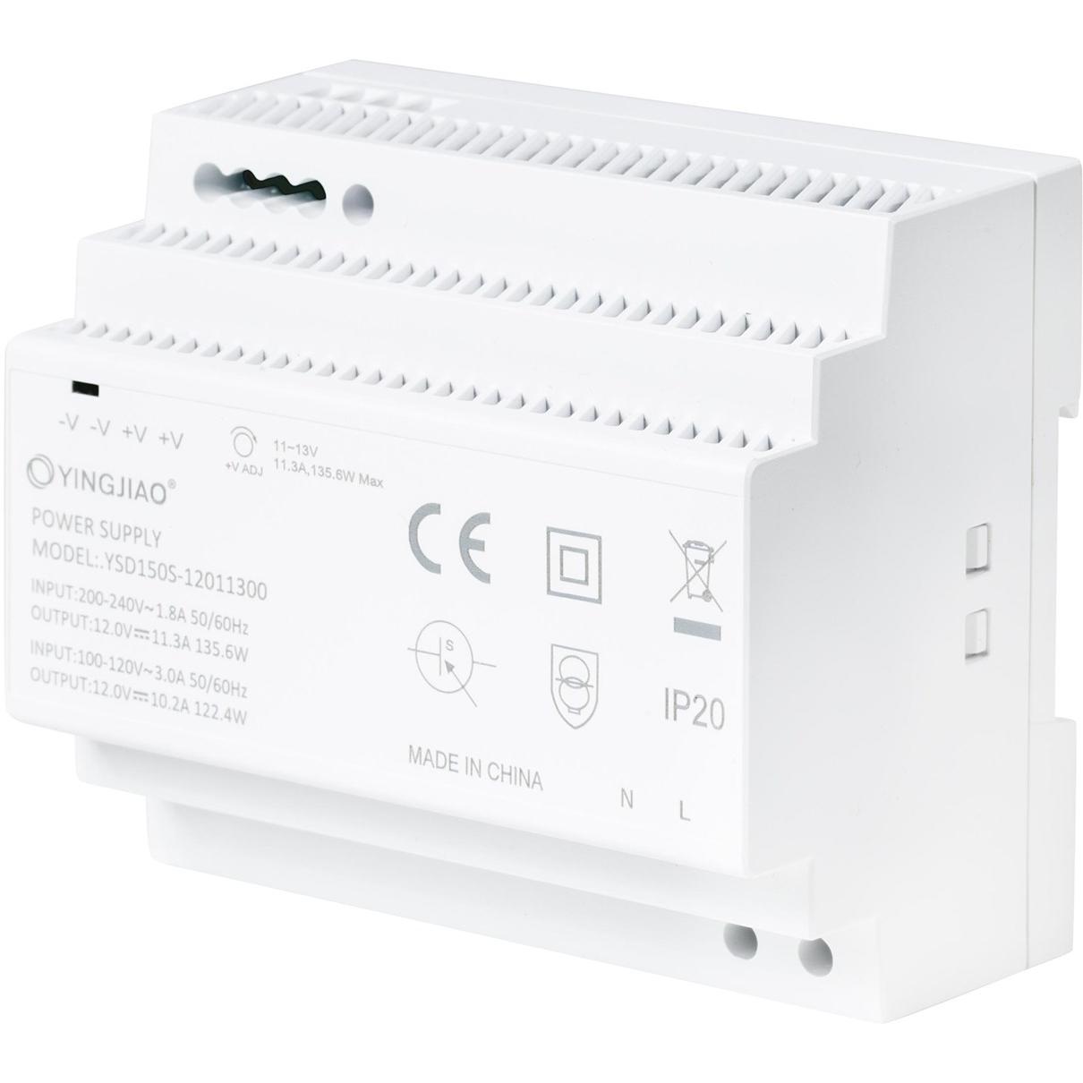 Yingjiao, Quadro elettrico portatile, Zasilacz DIN YSDS 12V 11 3A 136W