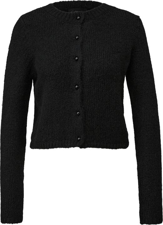 Produktbild s.Oliver Strickjacke Kurzer Strick-Cardigan mit Wolle (32)