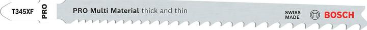 Produktbild Bosch Professional Zubehör PRO Multi Material thick and thin T345XF Stichsägeblatt, 132 mm, 2-tlg.