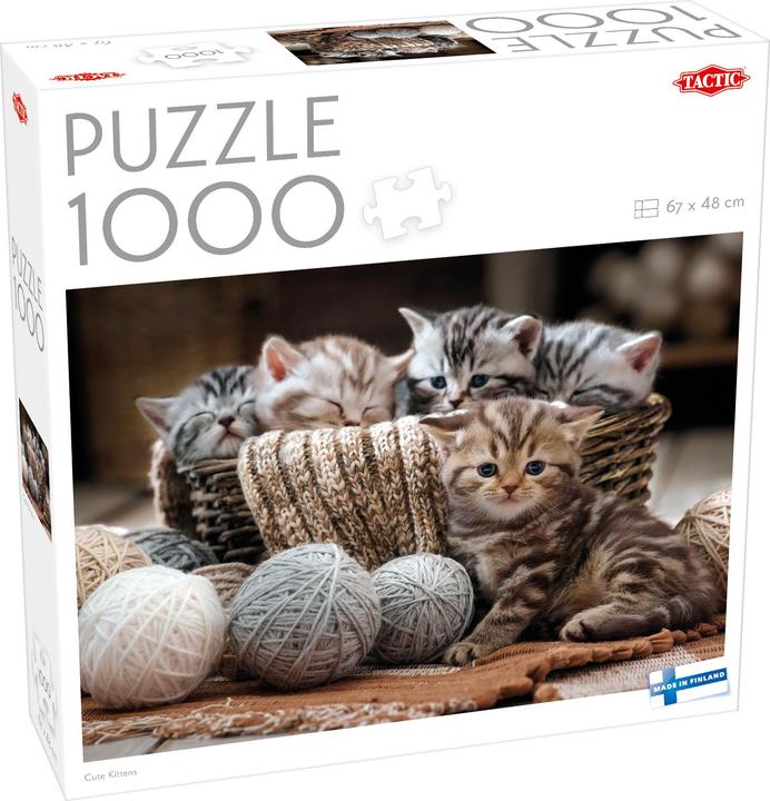 Produktbild Tactic Cute Kittens 1000 pcs (1000 Teile)