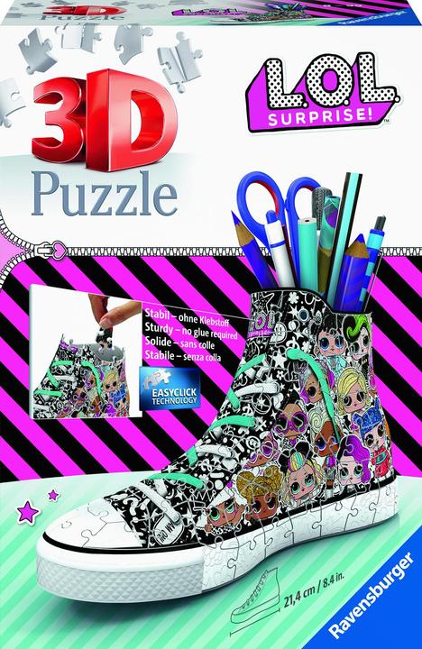 Produktbild Ravensburger 3D - Sneaker LOL Überraschung (108 Teile)