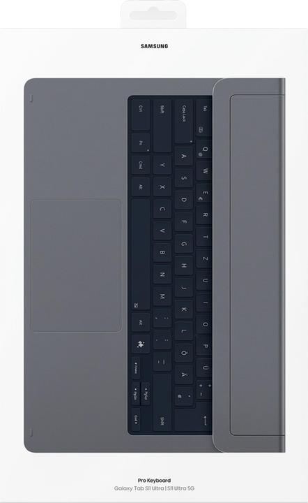 Actual product image Samsung Tab S11 Ultra Keyb Pro Gray (CH, Samsung Galaxy Tab S11 Ultra)