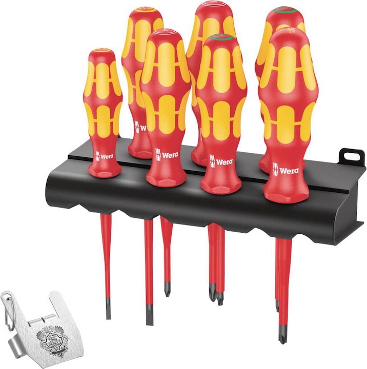 Image du produit Wera Kraftform VDE/7 Heavy Metal 2 Édition limitée (Torx (TX), Escale, Cruciforme PZ, Recouvrement cruciforme Phillipps (PH))