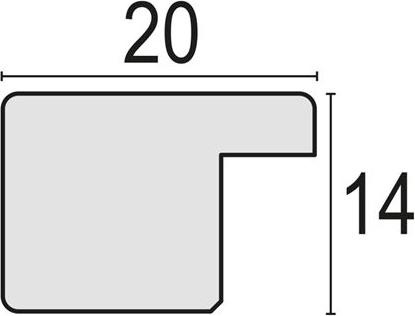 Productafbeelding ZEP M5735 Houten lijst 13x18 cm (13 x 18 cm)